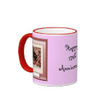 Happy 17th Anniversary, Pink aura Coffee Mug