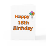 Happy 18th Birthday cards