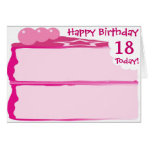 Happy 18th Birthday Cards