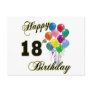 Happy 18th Birthday Gifts Postcard