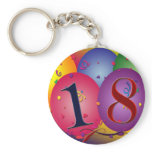 Happy 18th Birthday! keychains