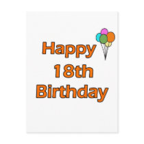Happy 18th Birthday