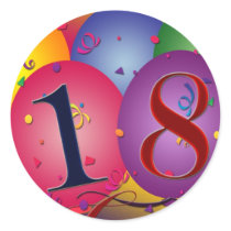 Happy 18th Birthday! Stickers