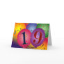 Happy 19th birthday greeting card