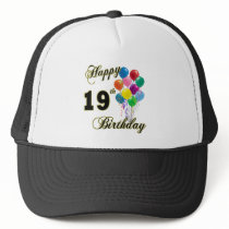 Happy 19th Birthday Merchandise Hat