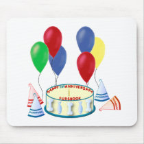 Happy 1st Anniversary Fursbook Mousemat