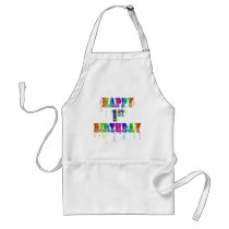 Happy 1st Birthday - Baby Birthday Apron