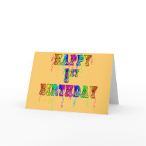 Happy 1st Birthday - Baby Birthday Gifts Card