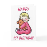 Happy, 1st Birthday cards