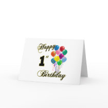 Happy 1st Birthday Cards and Birthday Post Cards
