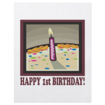 Happy 1st Birthday Flyers