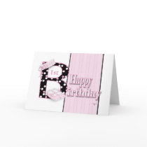 Happy 1st Birthday Princess Card