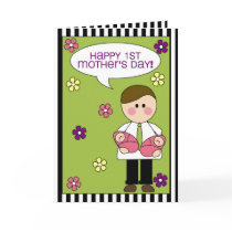 happy 1st mother's day (twin girls)