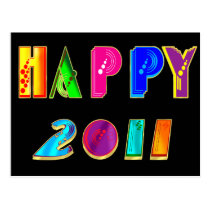 Happy 2011 New Year Party gifts and shirts postcards