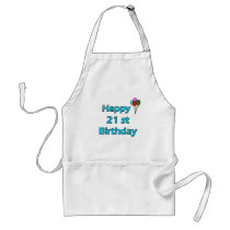 Happy 21st Birthday Aprons