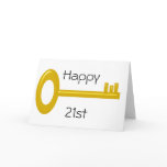Happy 21st Birthday Card