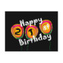 Happy 21st Birthday Colourful Balloons Postcards