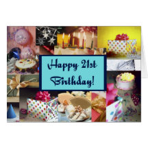 Happy 21st Birthday Greeting Cards