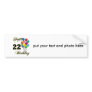 Happy 22nd Birthday with Balloons Bumper Sticker