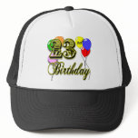 Happy 23rd Birthday Merchandise hats