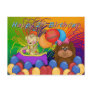 Happy 2nd Birthday Post Card