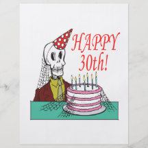 Happy 30th flyer