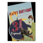 Happy 31st Birthday  old age exposed sensual Lady cards
