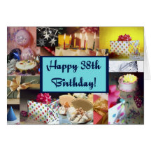 Happy 38th Birthday Cards