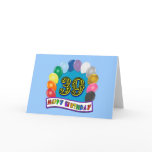 Happy 39th Birthday Balloon Arch Greeting Cards