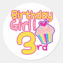 Happy 3rd Birthday! Stickers