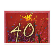 Happy 40th Birthday! Post Cards