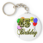 Happy 45th Birthday Merchandise keychains