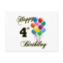 Happy 4th Birthday Cards and Birthday Post Cards