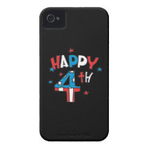Happy 4th iPhone 4 Case-Mate cases