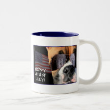 Happy 4th of July Boxer mug