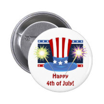 Happy 4th of July button