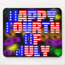 Happy 4th of July Mouse Mat