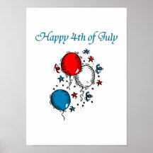 Happy 4th of July Poster