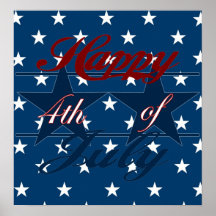 Happy 4th of July Poster