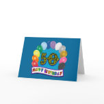 Happy 50th Birthday Merchandise Greeting Card