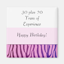 Happy 50th Birthday Refrigerator Magnet