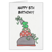 Happy 5th Birthday Card