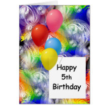 Happy 5th Birthday Greeting Card