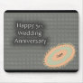 Happy 5th. Wedding Anniversary Mouse Mat