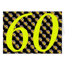 Happy 60th birthday 60 sixty sixtieth beer soccer greeting cards