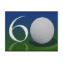 Happy 60th Birthday for golf nut Postcards