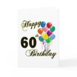 Happy 60th Birthday Gifts and Birthday Apparel cards