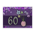 Happy 60th Birthday Postcard