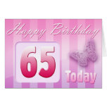 Happy 65th Birthday Grand Mother Great-Aunt Mom Greeting Cards