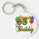 Happy 65th Birthday Merchandise Key Chain
